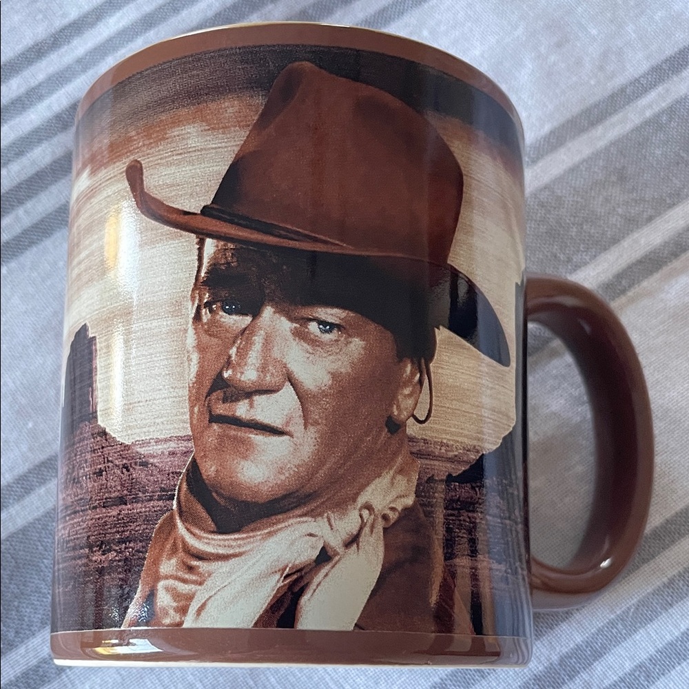 John Wayne ceramic mug